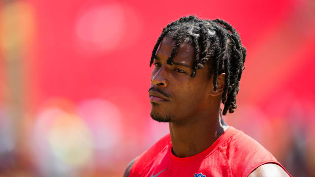 Aug 20, 2022; Kansas City, Missouri, USA; Kansas City Chiefs safety Deon Bush (26) prior to a game against the Washington Commanders at GEHA Field at Arrowhead Stadium. Mandatory Credit: Jay Biggerstaff-USA TODAY Sports  